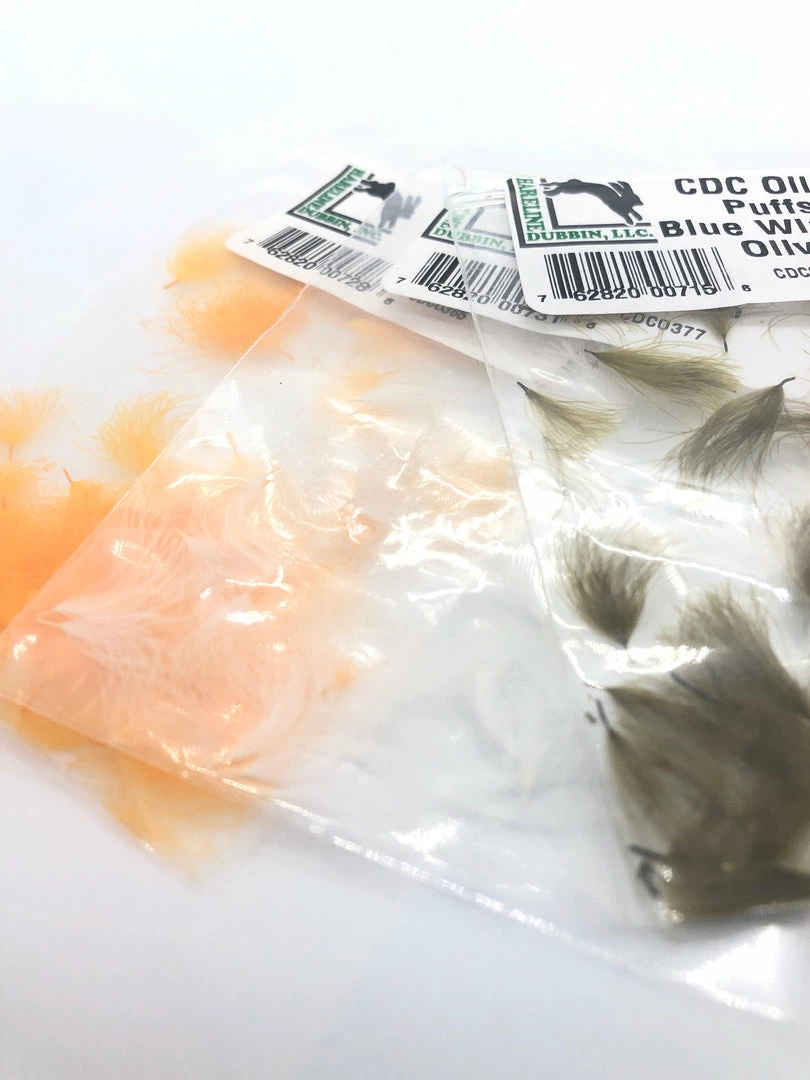 Brand new π Hareline Dubbin LLC Fly Tying CDC Oiler Puffs β€οΈ 3 Hareline Dubbin LLC Fly Tying CDC Oiler Puffs