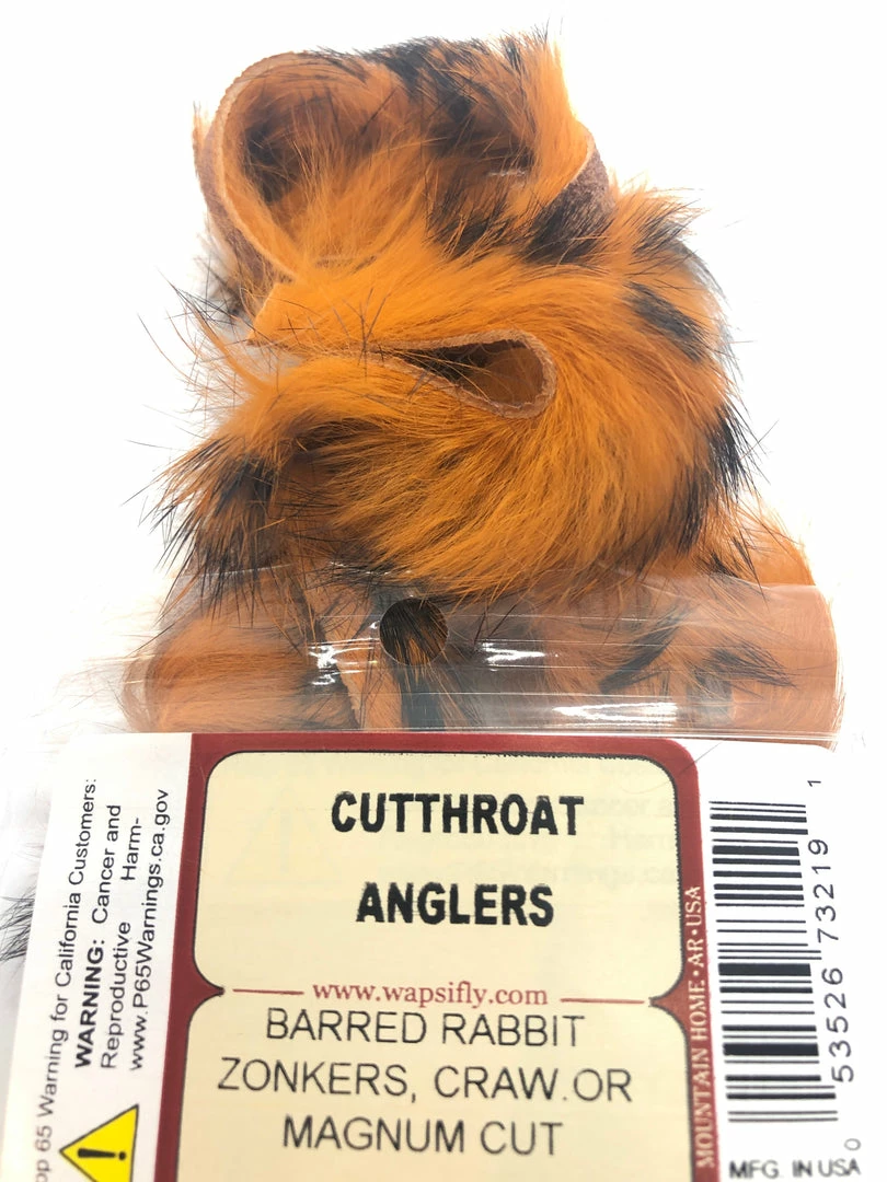 Outlet π€© Fly Tying Wapsi Barred Rabbit Zonkers Magnum Cut π€© 4 Fly Tying Wapsi Barred Rabbit Zonkers Magnum Cut