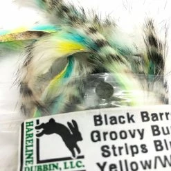 Cheapest ✔️ Hareline Dubbin LLC Fly Tying Hareline Black Barred Groovy Bunny Strips ✔️ 9 Hareline Dubbin LLC Fly Tying Hareline Black Barred Groovy Bunny Strips