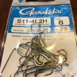 Hareline Dubbin LLC Gamakatsu S11 Streamer Hook 4x Long 2x Strong