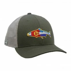 Rep Your Water Colorado Fly And Mountains Hat Clothing