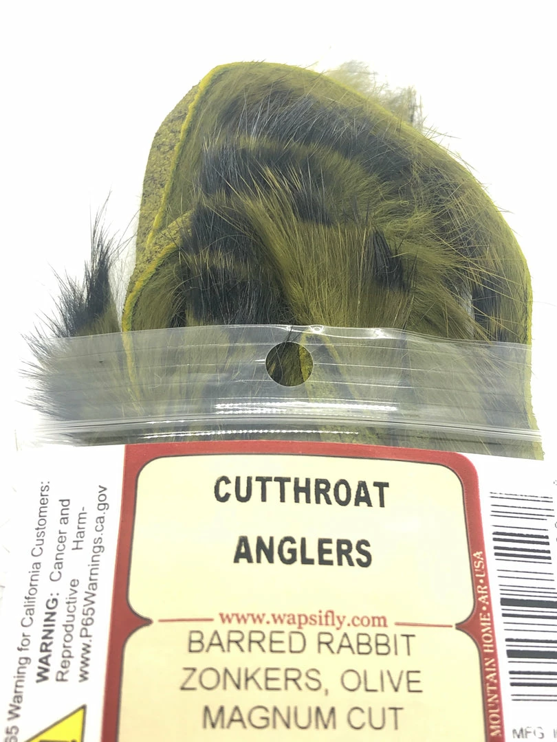 Outlet π€© Fly Tying Wapsi Barred Rabbit Zonkers Magnum Cut π€© 7 Fly Tying Wapsi Barred Rabbit Zonkers Magnum Cut