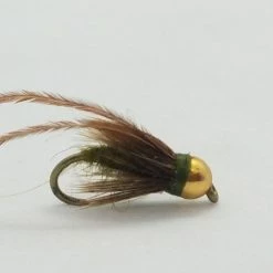Umpqua Gold Bead Caddis Pupa, Olive