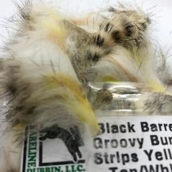 Cheapest ✔️ Hareline Dubbin LLC Fly Tying Hareline Black Barred Groovy Bunny Strips ✔️ 10 Hareline Dubbin LLC Fly Tying Hareline Black Barred Groovy Bunny Strips