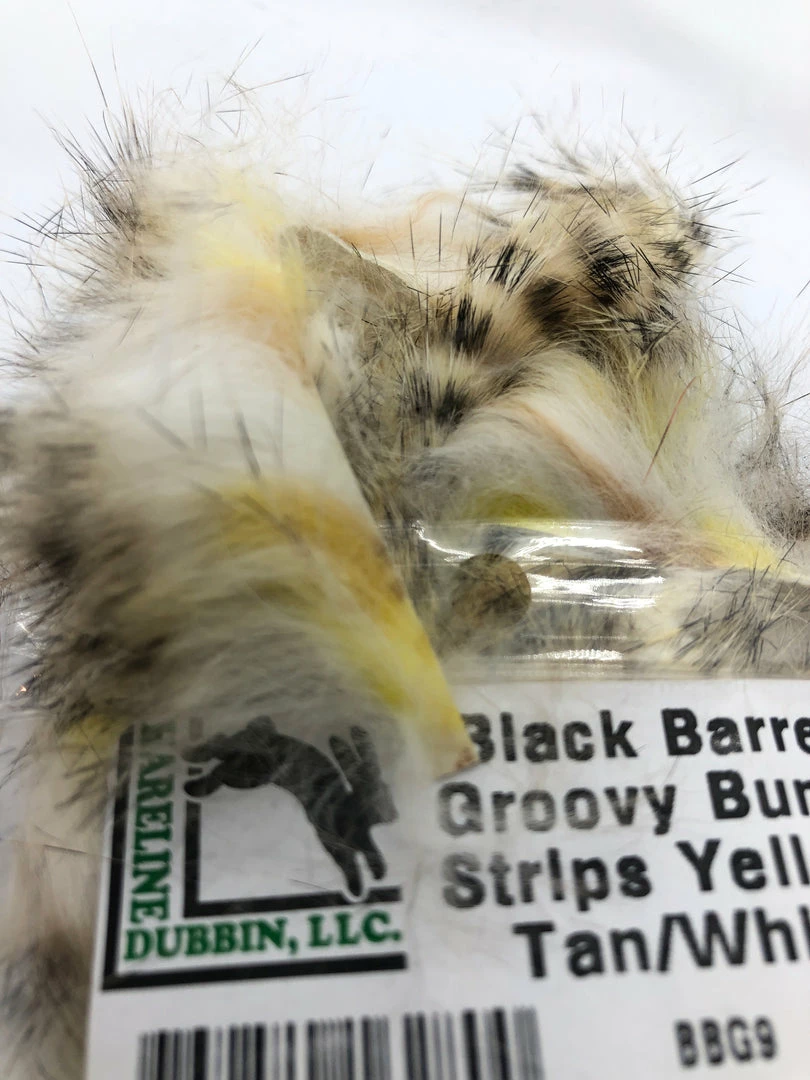 Cheapest ✔️ Hareline Dubbin LLC Fly Tying Hareline Black Barred Groovy Bunny Strips ✔️ 6 Hareline Dubbin LLC Fly Tying Hareline Black Barred Groovy Bunny Strips