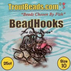 Troutbeads.com Trout Beads BeadHooks 25 Pack