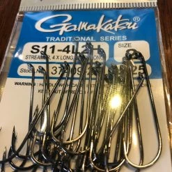 Hareline Dubbin LLC Gamakatsu S11 Streamer Hook 4x Long 2x Strong