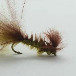 Umpqua No Name Damsel Nymph Olive/Brown Size 12