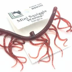 Hareline Dubbin LLC Hareline Mini Squiggle Worms Fly Tying