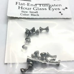Hareline Dubbin LLC Hareline Dubbin Flat End Tungsten Hour Glass Eyes Fly Tying