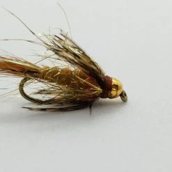 Umpqua Gold Bead Sizzling Red Squirrel Nymph Flies