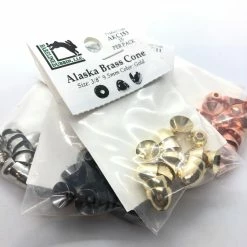 Hareline Dubbin LLC Hareline Alaska Brass Cone Fly Tying