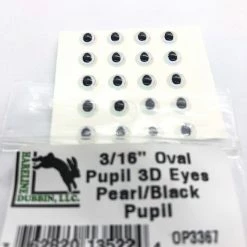 Hareline Dubbin LLC Fly Tying Hareline 3D Adhesive Eyes