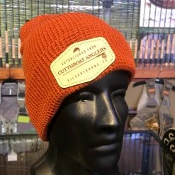 Clothing Richardson Sports Beanie With Cutthroat Anglers Leather Patch