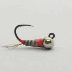Solitude Fly Co Tungsten Jig Perdigon Gray Size 16 Flies