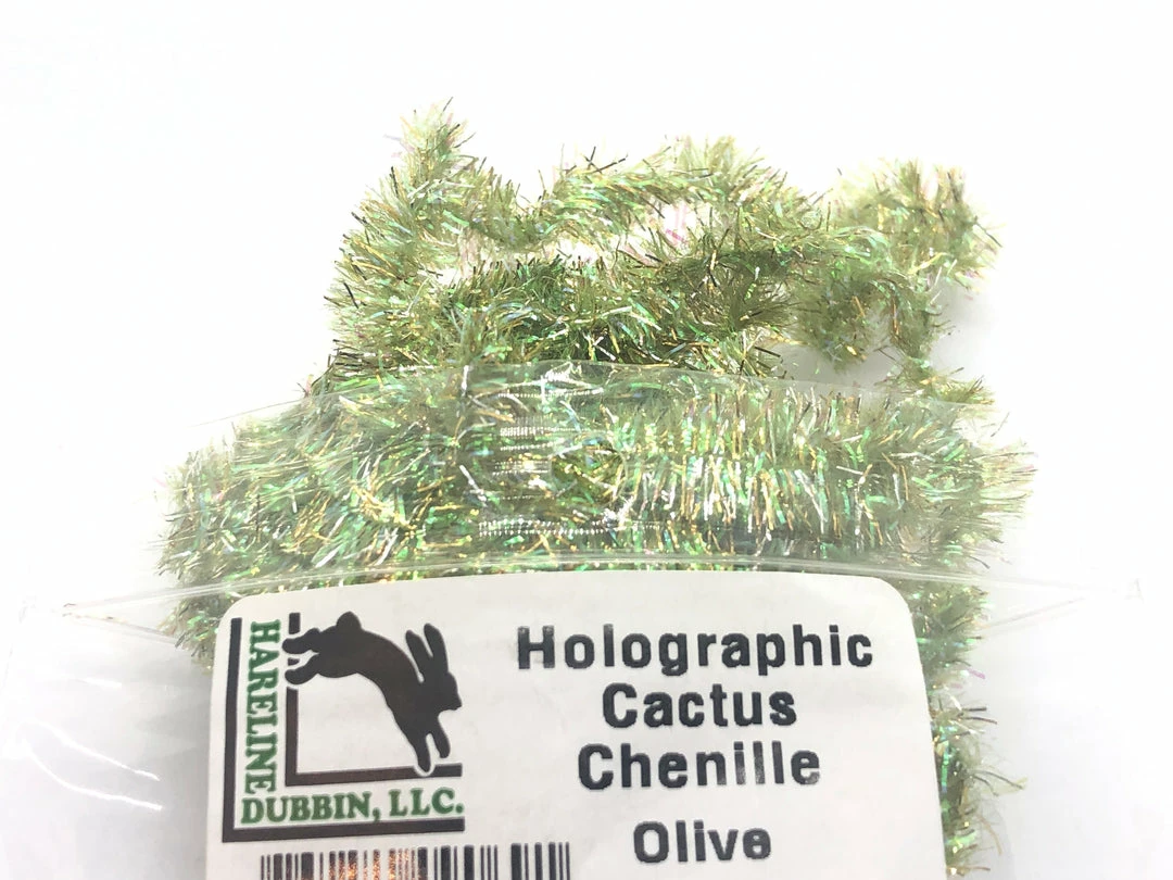 Wholesale π Hareline Dubbin LLC Hareline Dubbin Holographic Cactus Chenille Fly Tying π 6 Hareline Dubbin LLC Hareline Dubbin Holographic Cactus Chenille Fly Tying