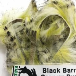 Hareline Dubbin LLC Fly Tying Hareline Black Barred Groovy Bunny Strips
