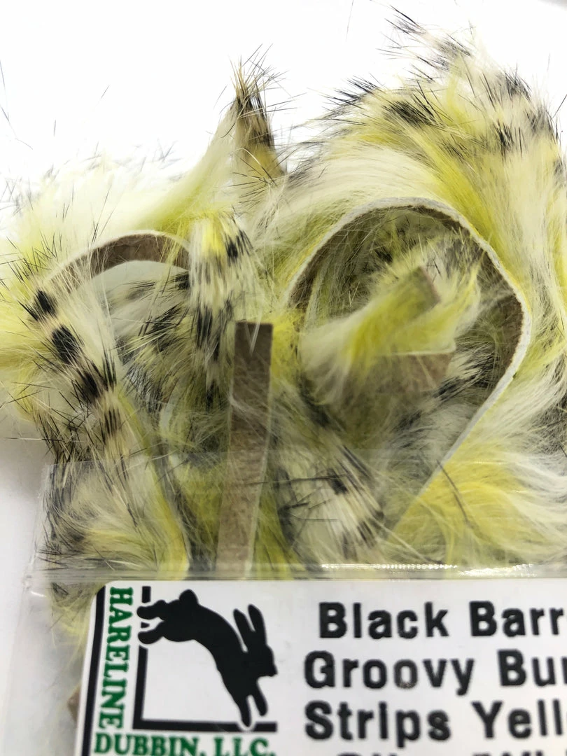 Cheapest ✔️ Hareline Dubbin LLC Fly Tying Hareline Black Barred Groovy Bunny Strips ✔️ 4 Hareline Dubbin LLC Fly Tying Hareline Black Barred Groovy Bunny Strips