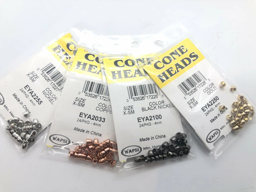 Hot Sale π Wapsi Plated Coneheads π 3 Wapsi Plated Coneheads