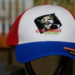 Simms Cutthroat Anglers Logo Trucker Clothing