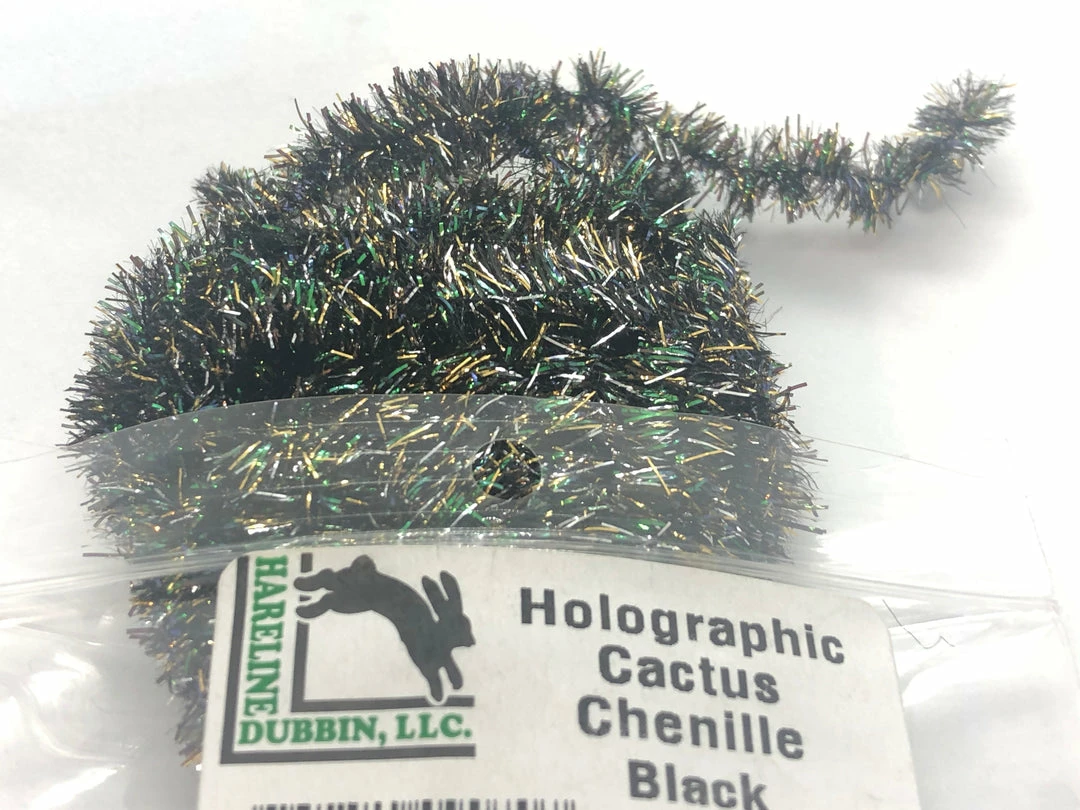 Wholesale π Hareline Dubbin LLC Hareline Dubbin Holographic Cactus Chenille Fly Tying π 5 Hareline Dubbin LLC Hareline Dubbin Holographic Cactus Chenille Fly Tying