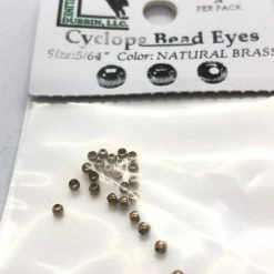 Hareline Dubbin LLC Hareline Dubbin Brass Cyclops Beads Fly Tying