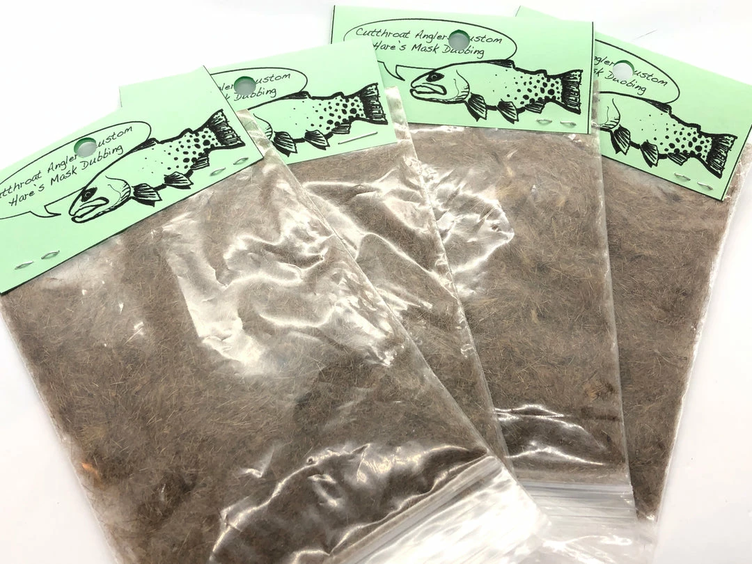 Discount 🥰 Fly Tying Cutthroat Anglers Custom Hare’s Mask Dub 😉 3 Fly Tying Cutthroat Anglers Custom Hare’s Mask Dub