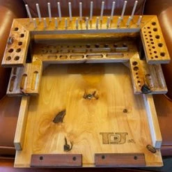 Cutthroat Anglers TDJ Ind. Stadium Tying Table Rustic Alder/Bar Top Epoxy