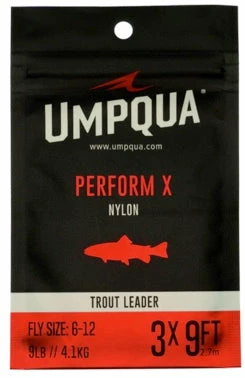 Promo π Umpqua Perform X Trout Leader 9FT π 3 Umpqua Perform X Trout Leader 9FT