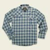 Howler Bros Matagorda LS River Plaid Reflection Blue