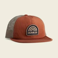 Howler Bros Howler Tech Strapback - Howler Rainbow Rust/Khaki Clothing