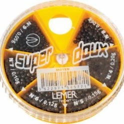 Anglers Accessories Super Soft Weight 6 Slot Dispenser (Yellow) Splitshot Aka Weights